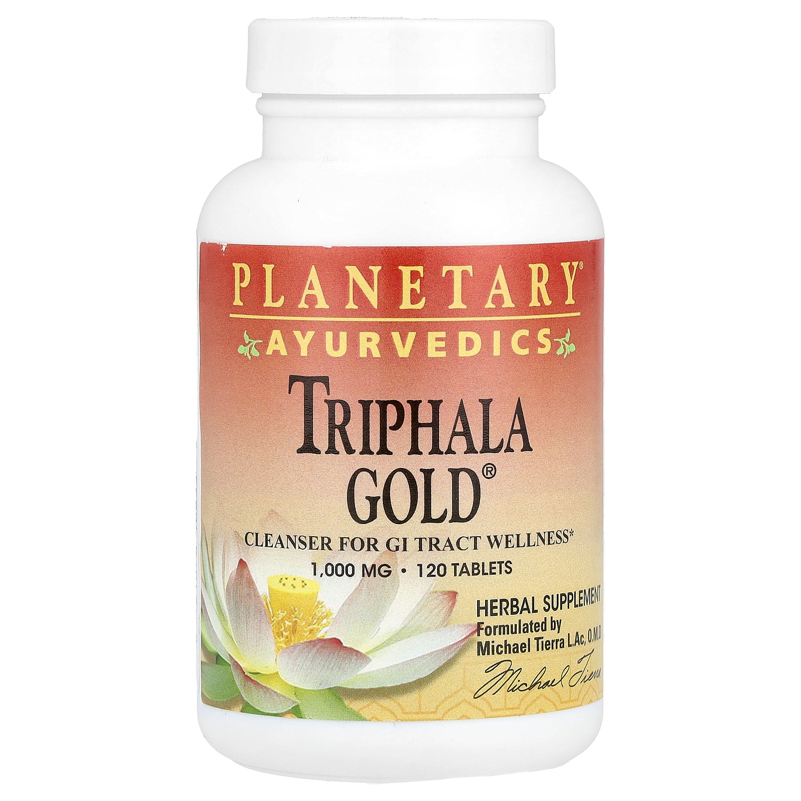 Planetary Herbals, Ayurvedics, Triphala Gold®, 2,000 mg, 120 Tablets (1,000 mg per Tablet)