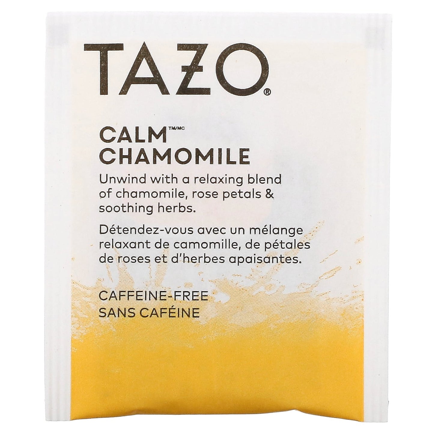 Tazo Teas, Herbal Tea, Calm Chamomile, Caffeine-Free, 20 Tea Bags, 0.91 oz (26 g)