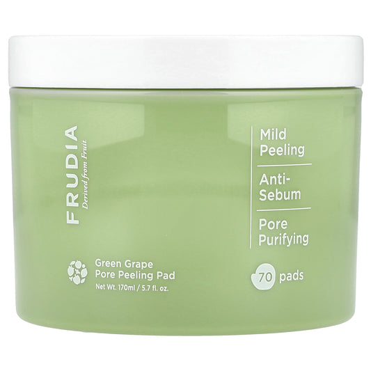 Frudia, Green Grape Pore Peeling Pad, 70 Pads, 5.7 fl oz (170 ml)