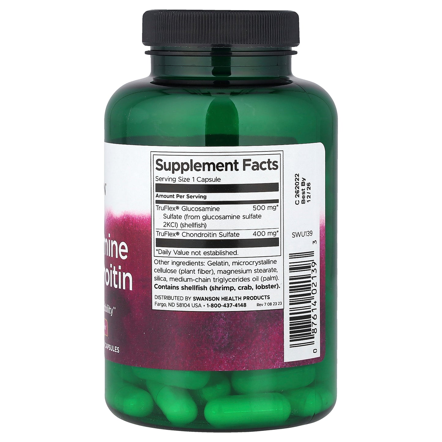 Swanson, Glucosamine & Chondroitin, 90 Capsules