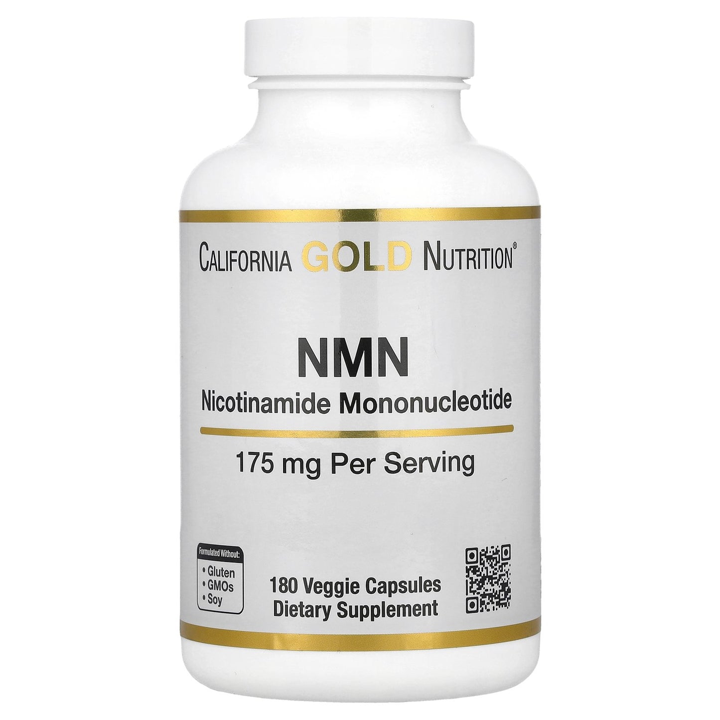 California Gold Nutrition, NMN, 175 mg , 180 Veggie Capsules