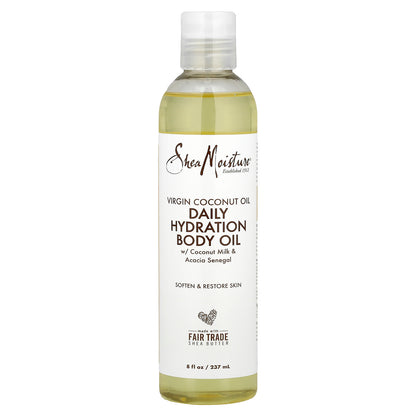 SheaMoisture, Virgin Coconut Oil, Daily Hydration Body Oil, 8 fl oz (237 ml)