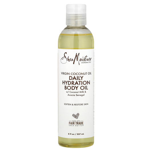 SheaMoisture, Virgin Coconut Oil, Daily Hydration Body Oil, 8 fl oz (237 ml)