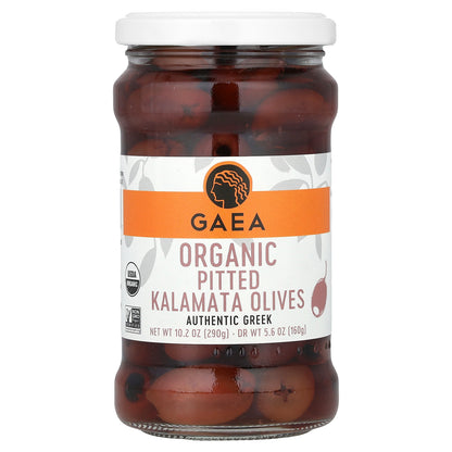 Gaea, Organic Pitted Kalamata Olives, 10.2 oz (290 g)