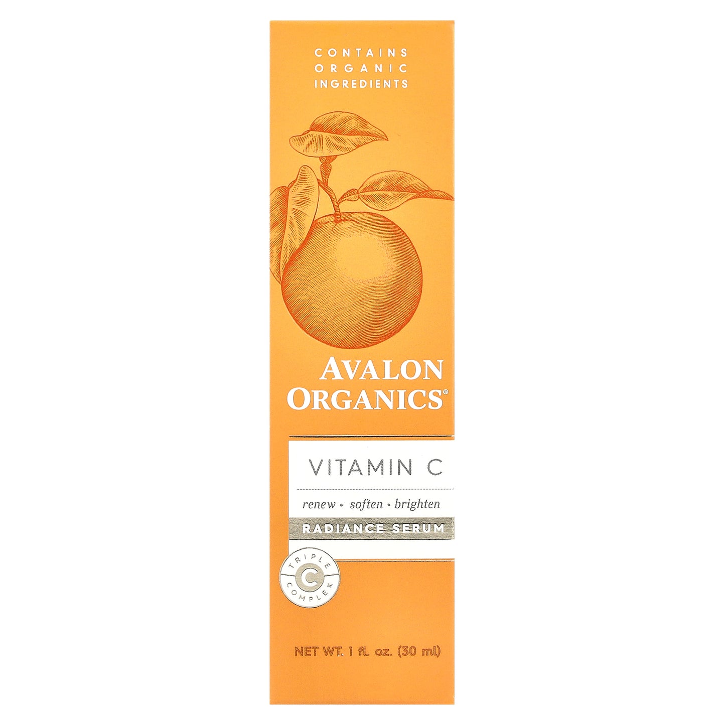 Avalon Organics, Vitamin C, Radiance Serum , 1 fl oz (30 ml)