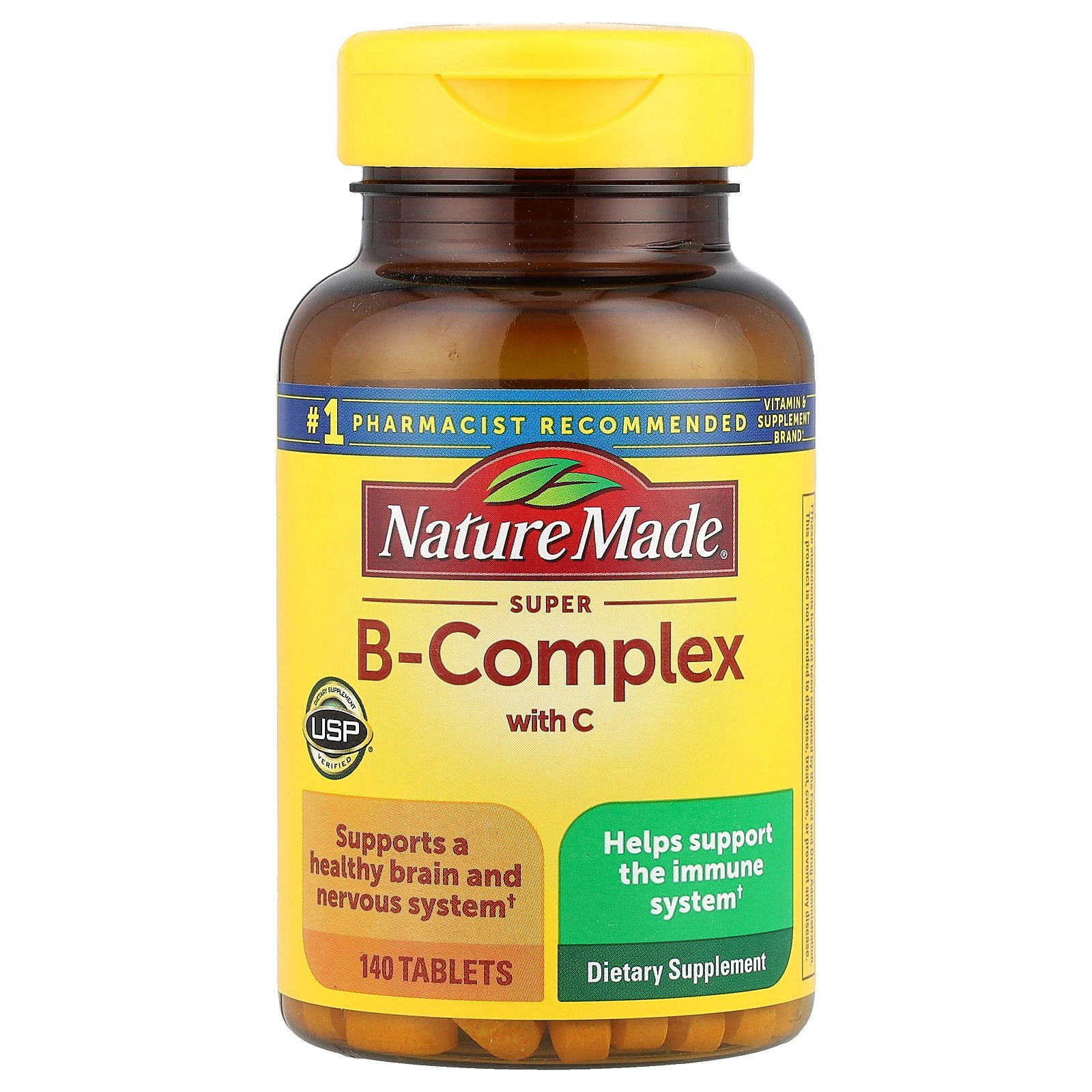 Nature Made, Super B-Complex with Vitamin C, 140 Tablets