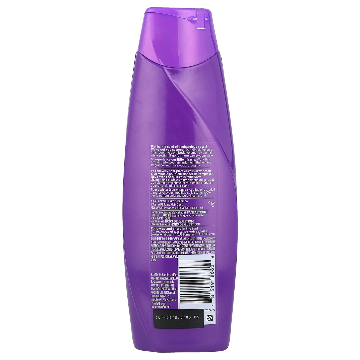 Aussie, Miracle Volume, Shampoo, 12.1 fl oz (360 ml)