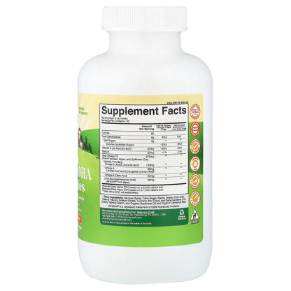 Nature's Craft, Kids Omega + DHA Gummies, Lemon & Orange, 180 Gummies