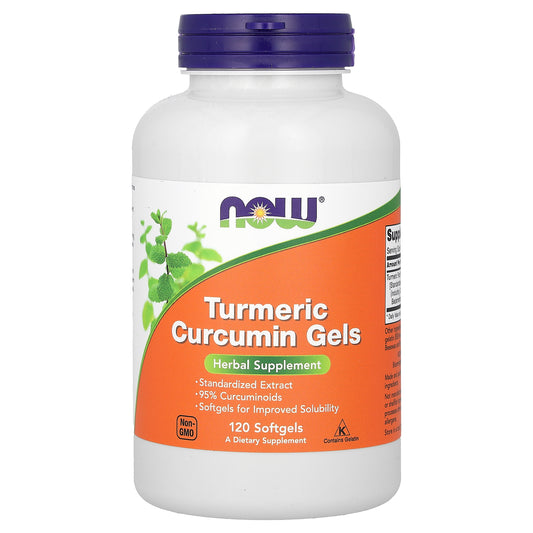 NOW Foods, Turmeric Curcumin Gels, 475 mg, 120 Softgels