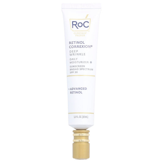 RoC, Retinol Correxion®, Deep Wrinkle Daily Moisturizer, SPF 30, 1 fl oz (30 ml)