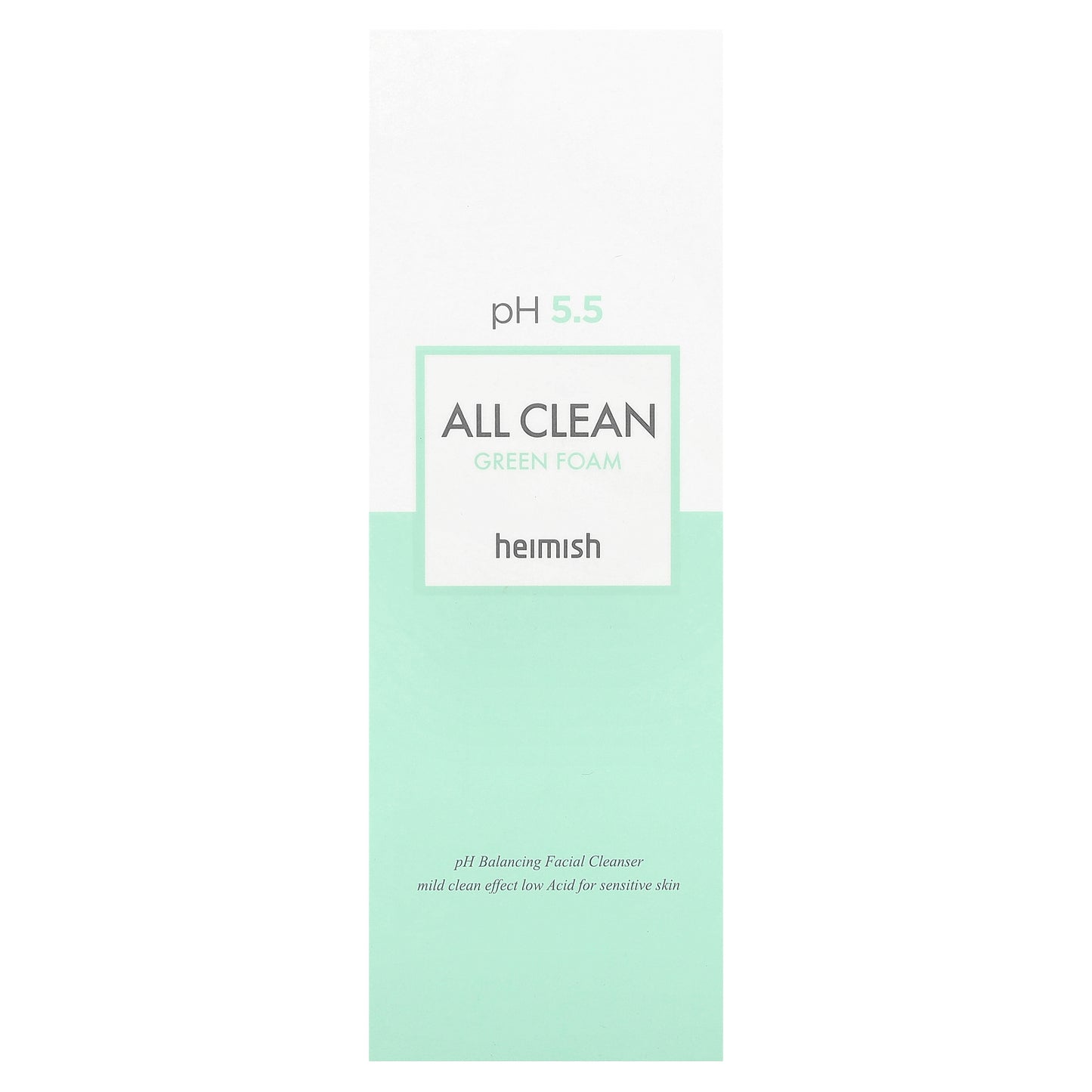 Heimish, All Clean Green Foam Facial Cleanser, 5.29 oz (150 g)