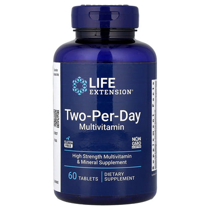 Life Extension, Two-Per-Day Multivitamin, 60 Tablets