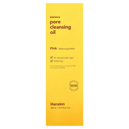 Hanskin, Pore Cleansing Oil, PHA, 10.14 fl oz (300 ml)