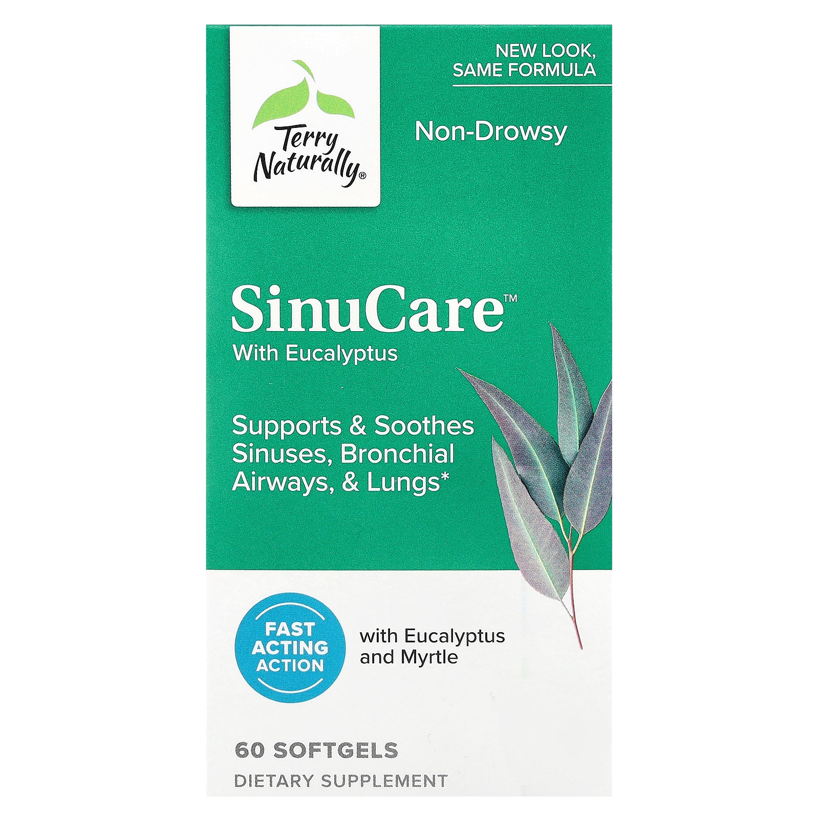 Terry Naturally, SinuCare™ with Eucalyptus, 60 Softgels