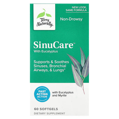 Terry Naturally, SinuCare™ with Eucalyptus, 60 Softgels