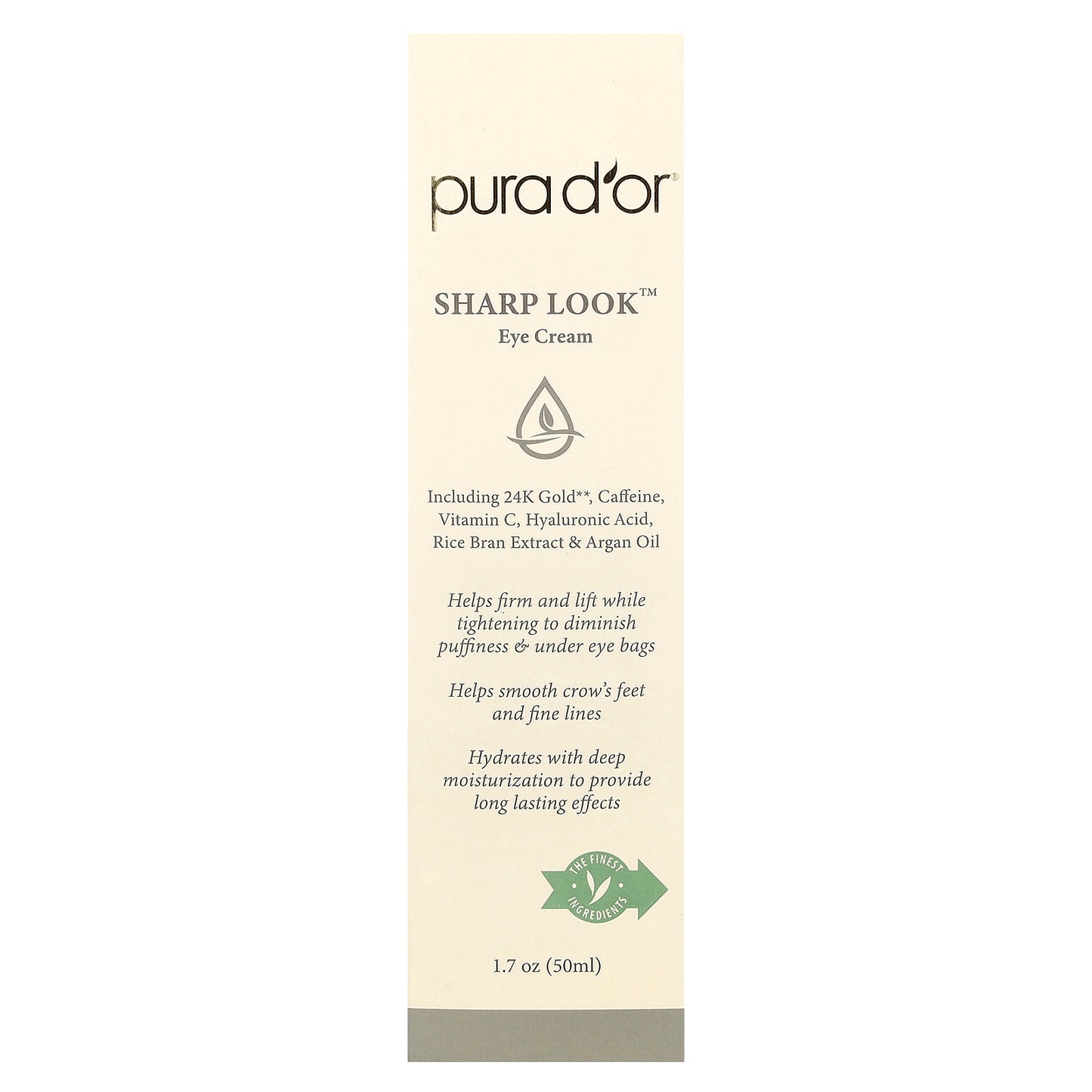 Pura D'or, Sharp Look Eye Cream, 1.7 oz (50 ml)