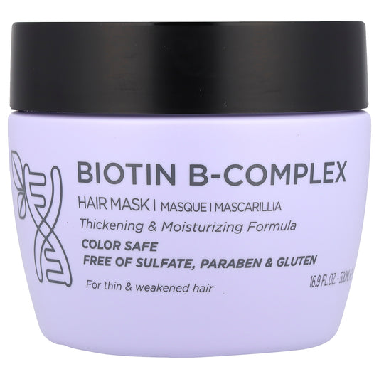Luseta Beauty, Biotin B-Complex, Hair Mask, Thin & Weakened Hair, 16.9 fl oz (500 ml)