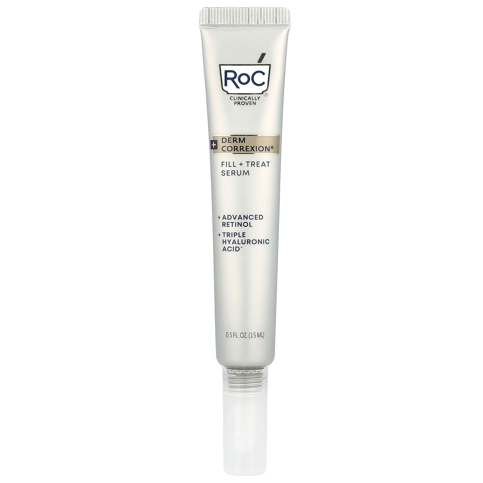 RoC, Derm Correxion®, Fill + Treat Serum, Advanced Retinol & Triple Hyaluronic Acid, 0.5 fl oz (15 ml)
