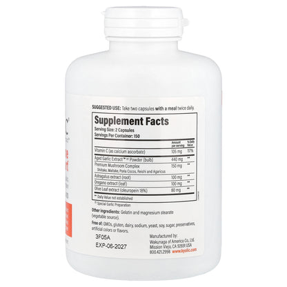 Kyolic, Aged Garlic Extract™, Formula 103, 300 Capsules