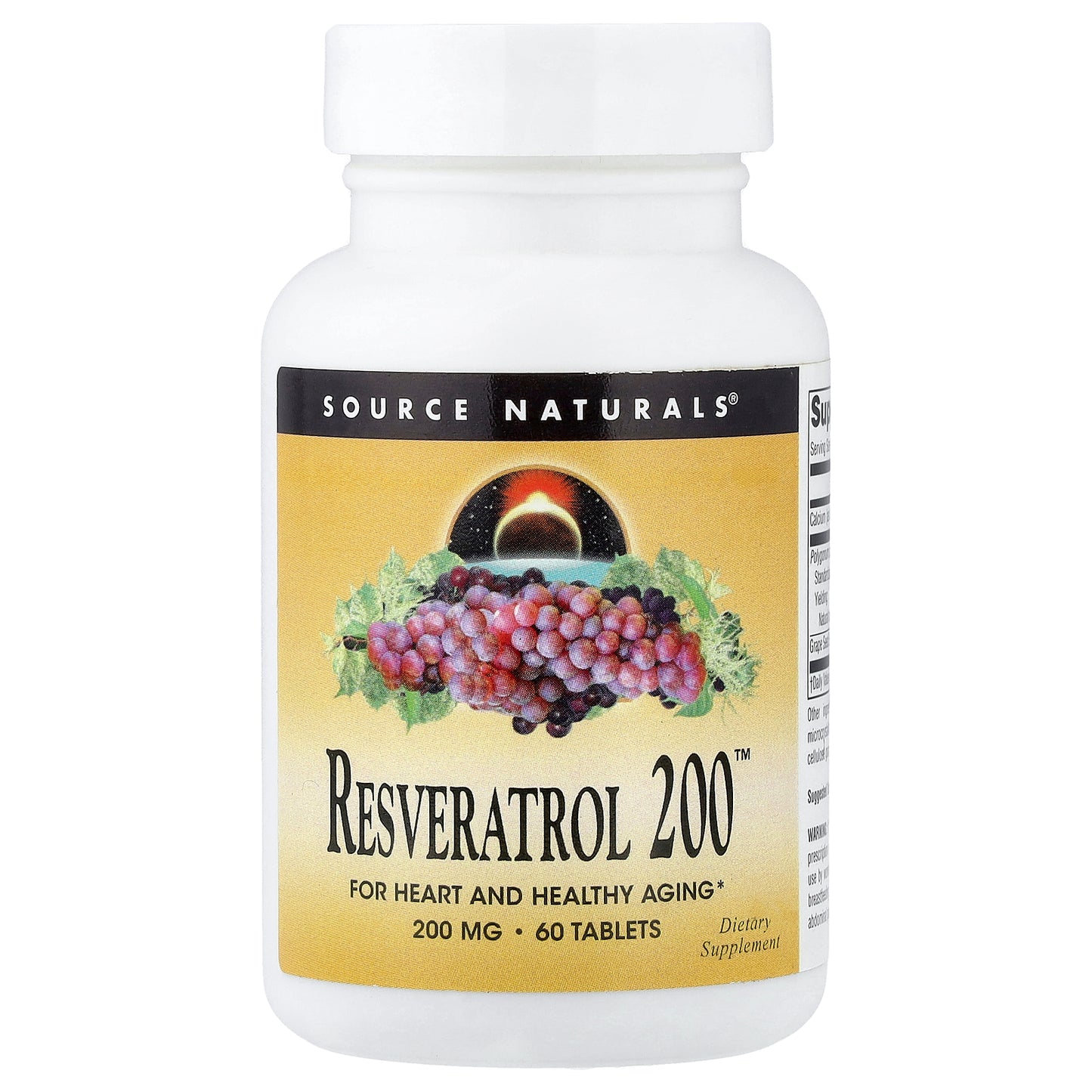 Source Naturals, Resveratrol 200™, 60 Tablets