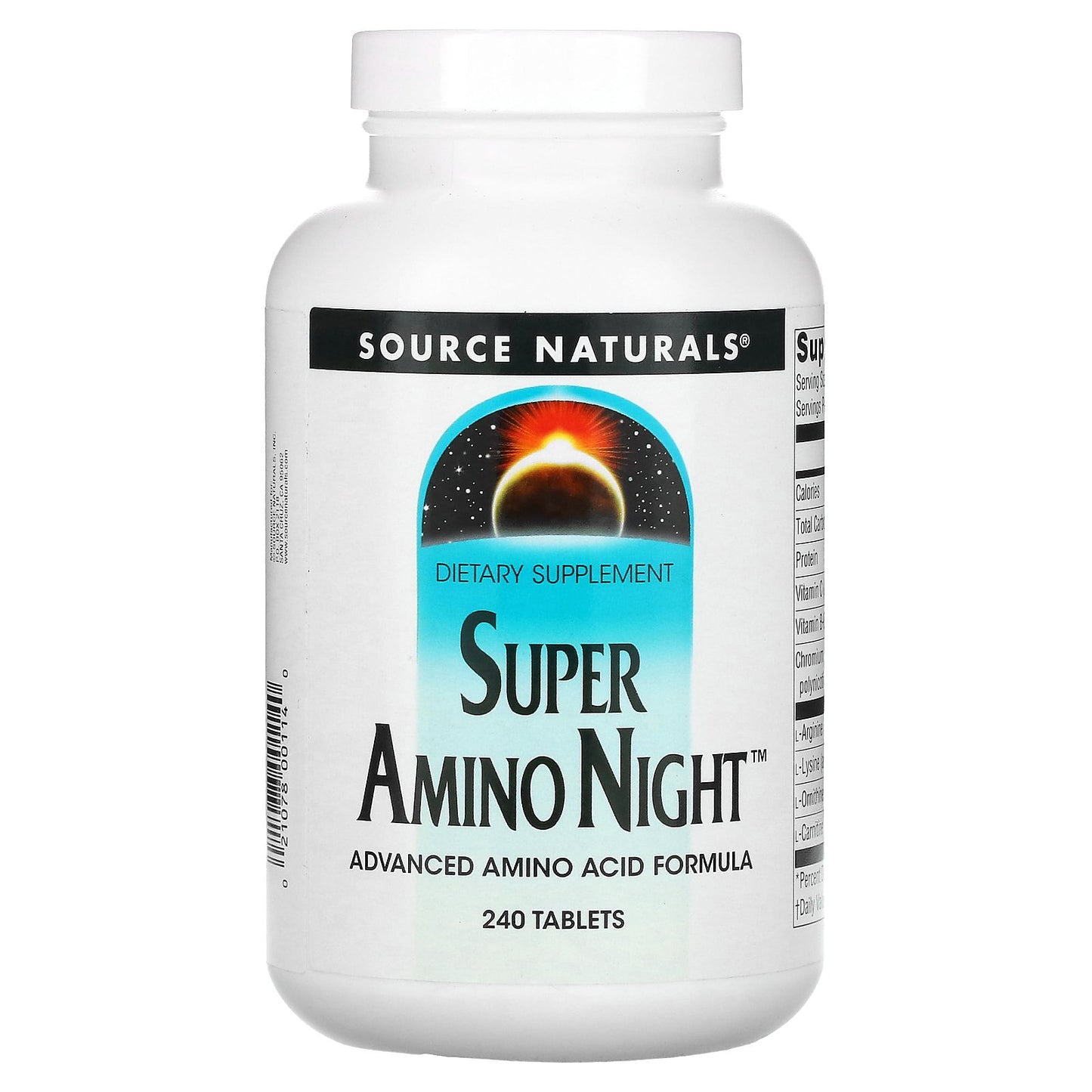 Source Naturals, Super Amino Night, 240 Tablets