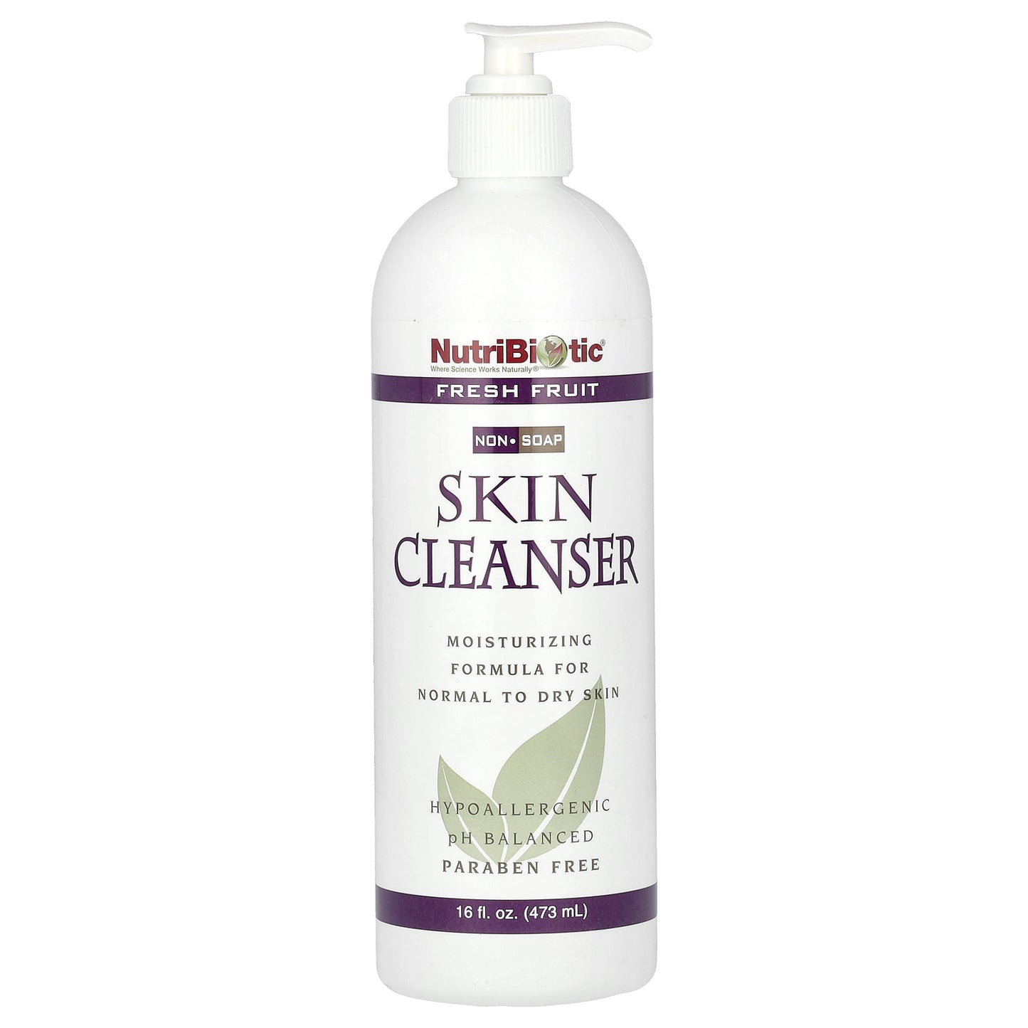 NutriBiotic, Skin Cleanser, Non-Soap, Fresh Fruit, 16 fl oz (473 ml)