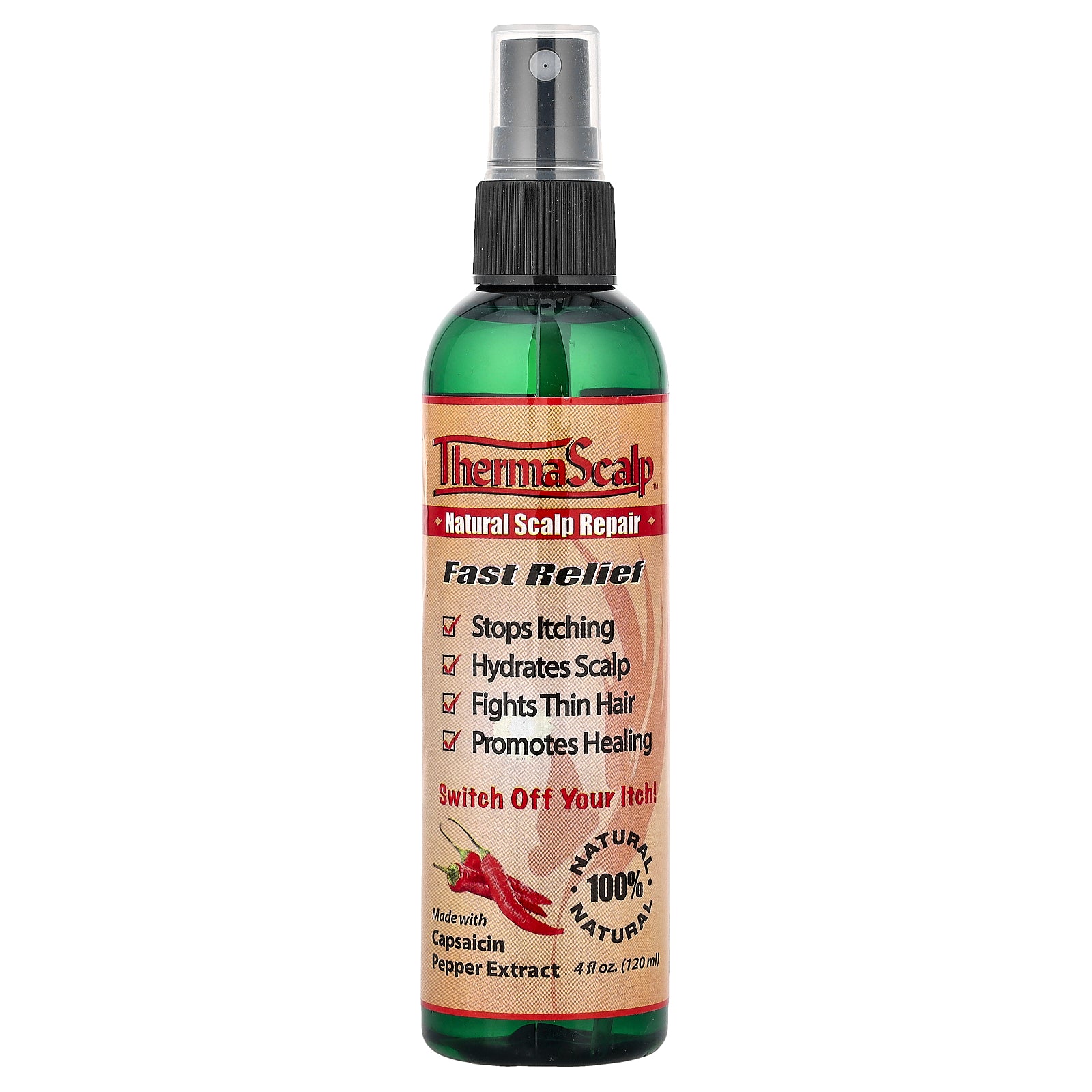 Greensations, ThermaScalp™, Natural Scalp Repair, All Hair Types, 4 fl oz (120 ml)