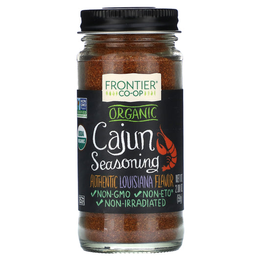 Frontier Co-op, Organic Cajun Seasoning, 2.08 oz (59 g)