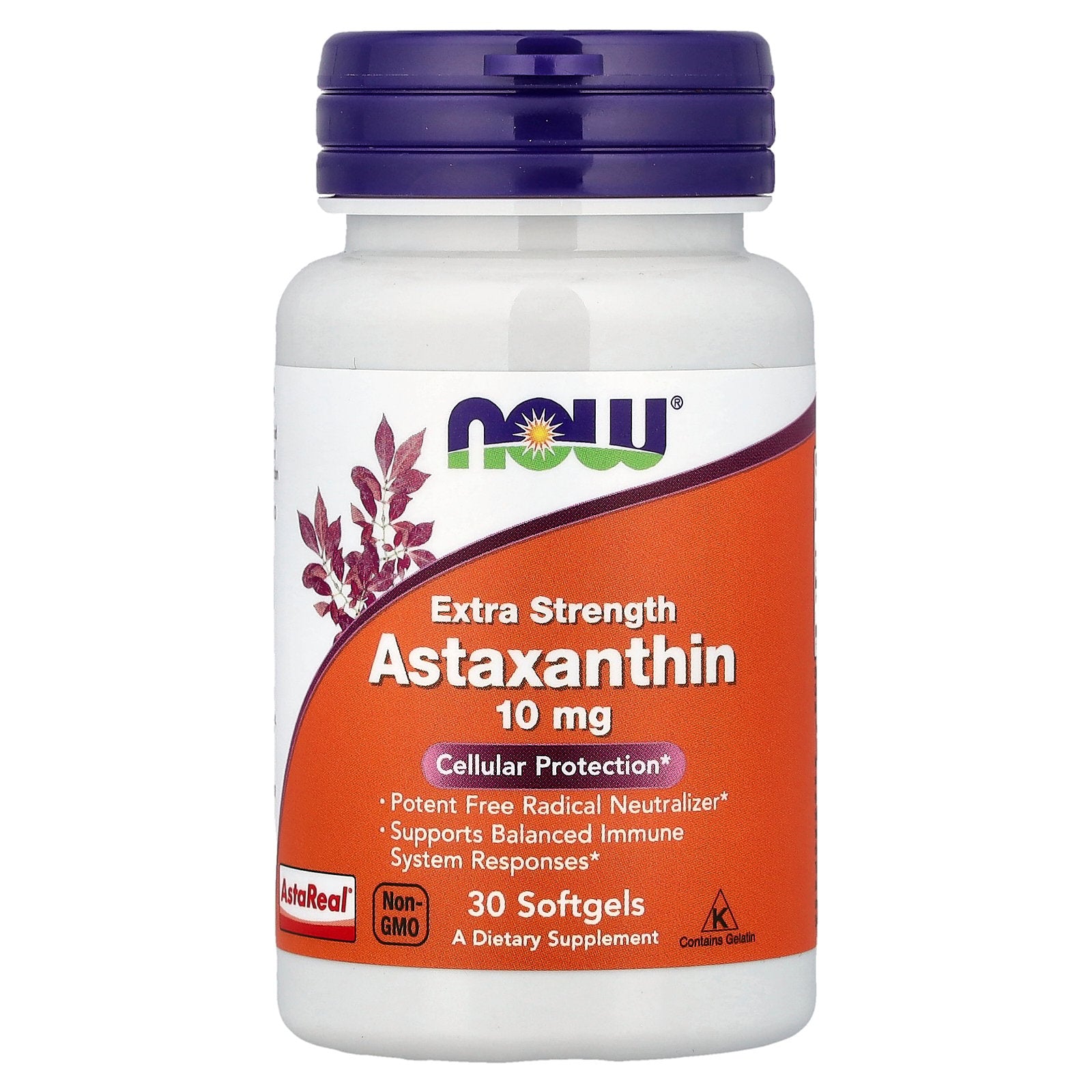 NOW Foods, Astaxanthin, 10 mg, 30 Softgels