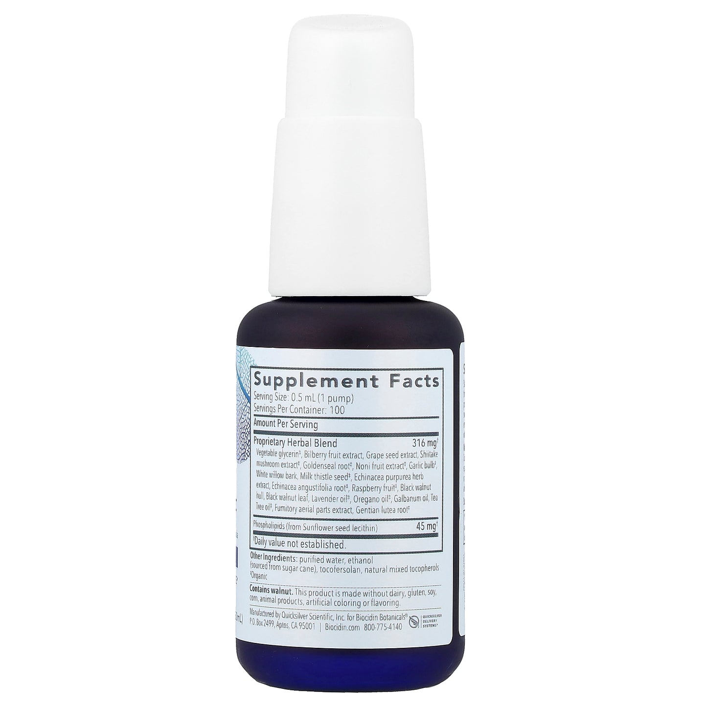 Biocidin Botanicals, Biocidin® LSF, Broad-Spectrum Liposomal Formula, 1.7 fl oz (50 ml)