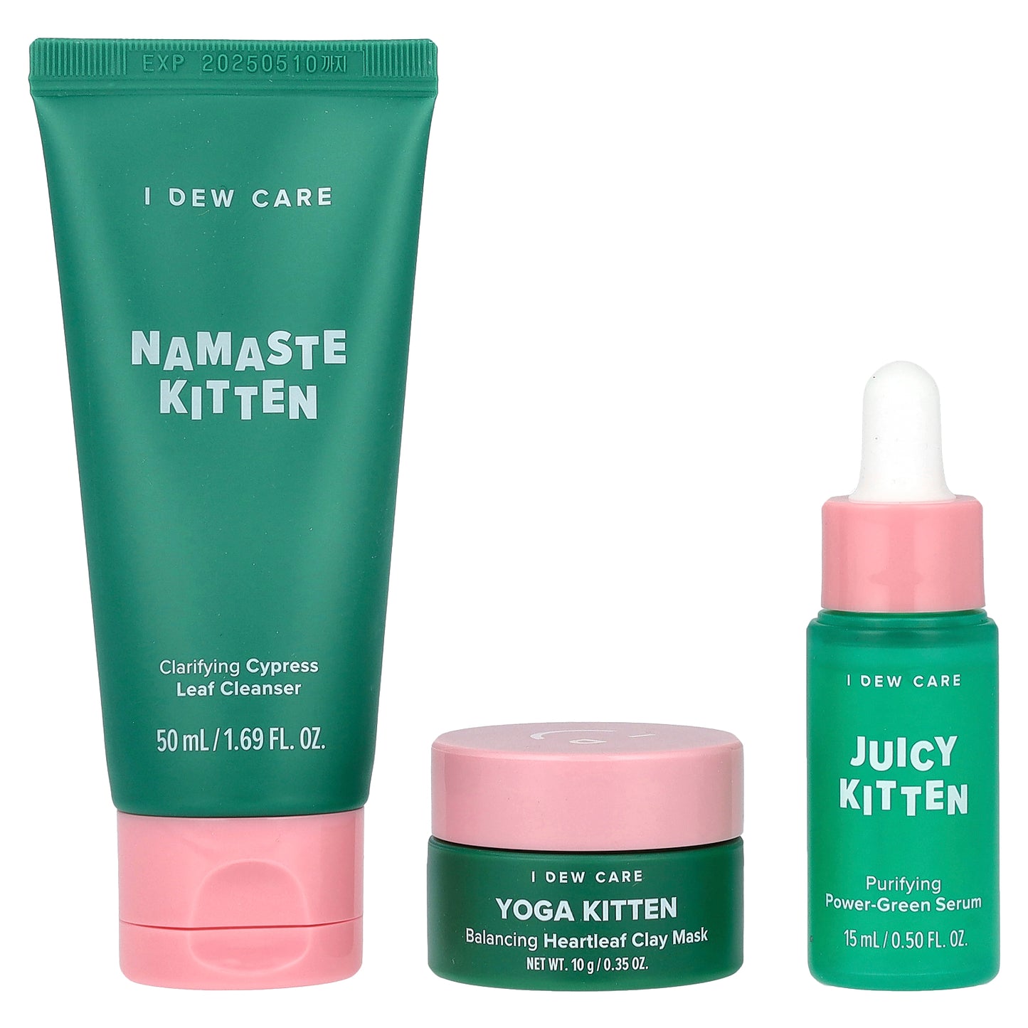 I Dew Care, Kitten My Balance On, Balancing & Calming Trio, 3 Piece Set