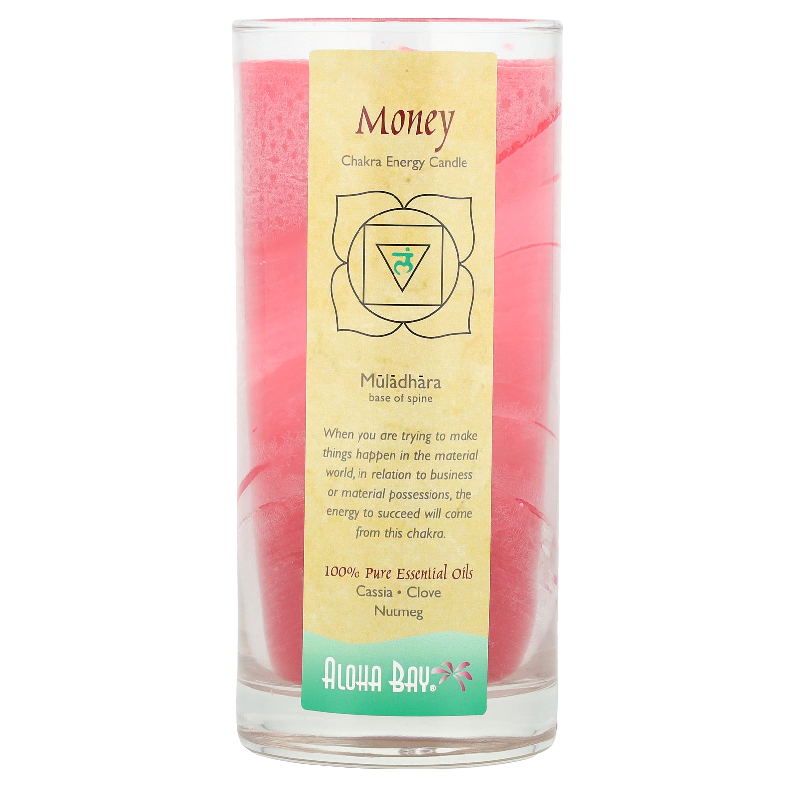Aloha Bay, Chakra Energy Candle, Money, 11 oz