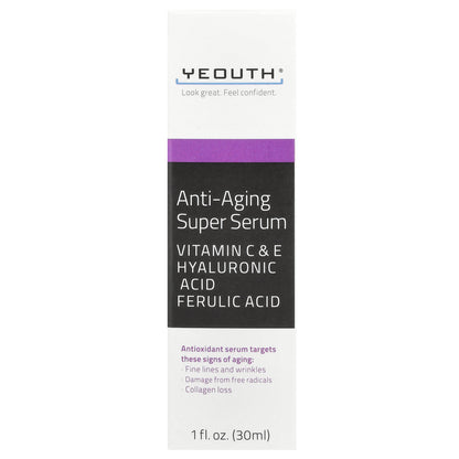 YEOUTH, Anti-Aging Super Serum, 1 fl oz (30 ml)