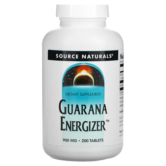 Source Naturals, Guarana Energizer, 900 mg, 200 Tablets