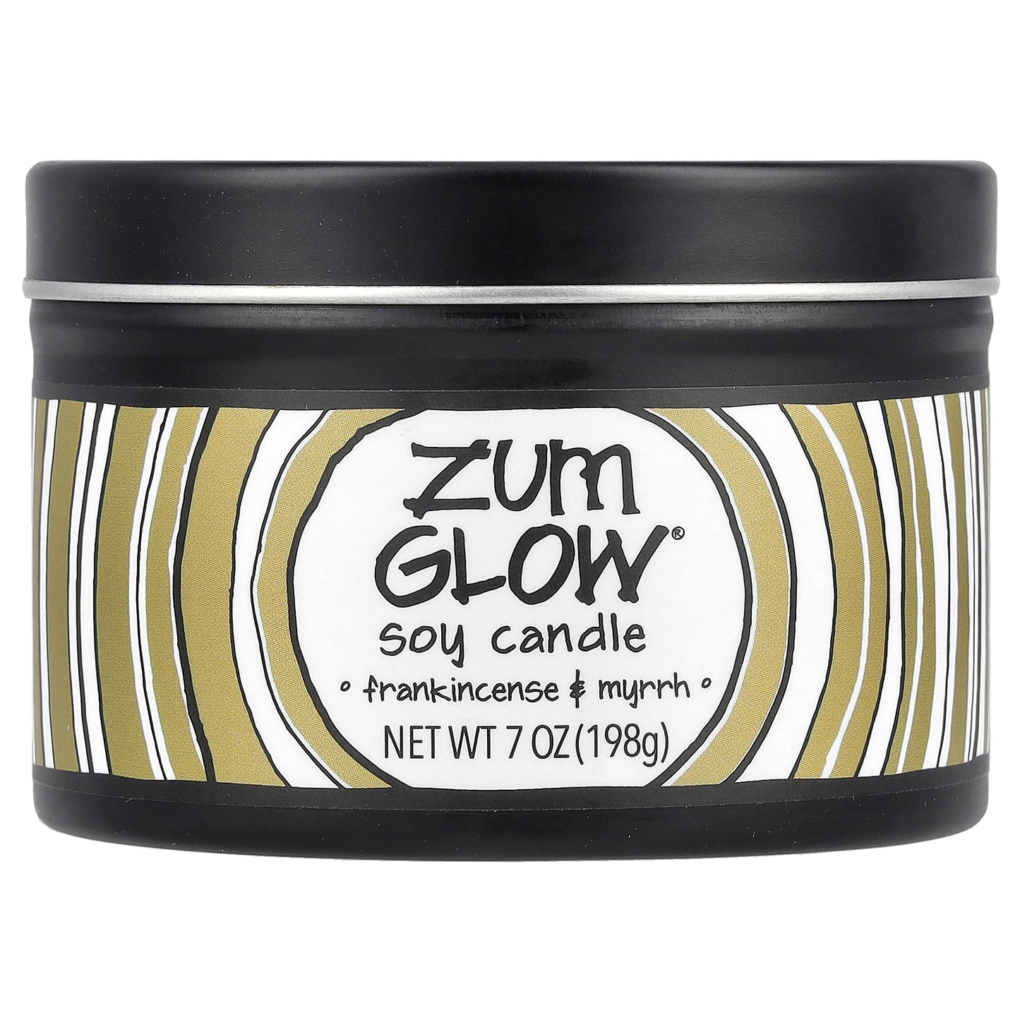 ZUM, Glow®, Soy Candle, Frankincense & Myrrh, 7 oz (198 g)