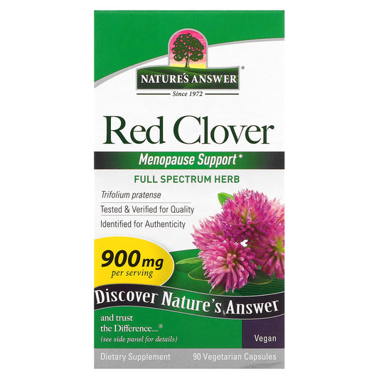 Nature's Answer, Red Clover, 900 mg, 90 Vegetarian Capsules