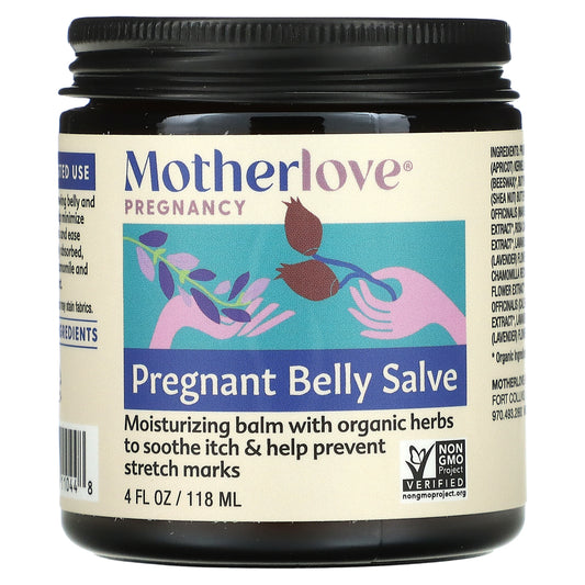 Motherlove, Pregnancy, Pregnant Belly Salve, 4 fl oz (118 ml)