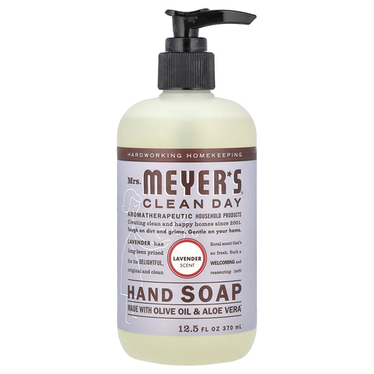 Mrs. Meyers Clean Day, Hand Soap, Lavender , 12.5 fl oz (370 ml)