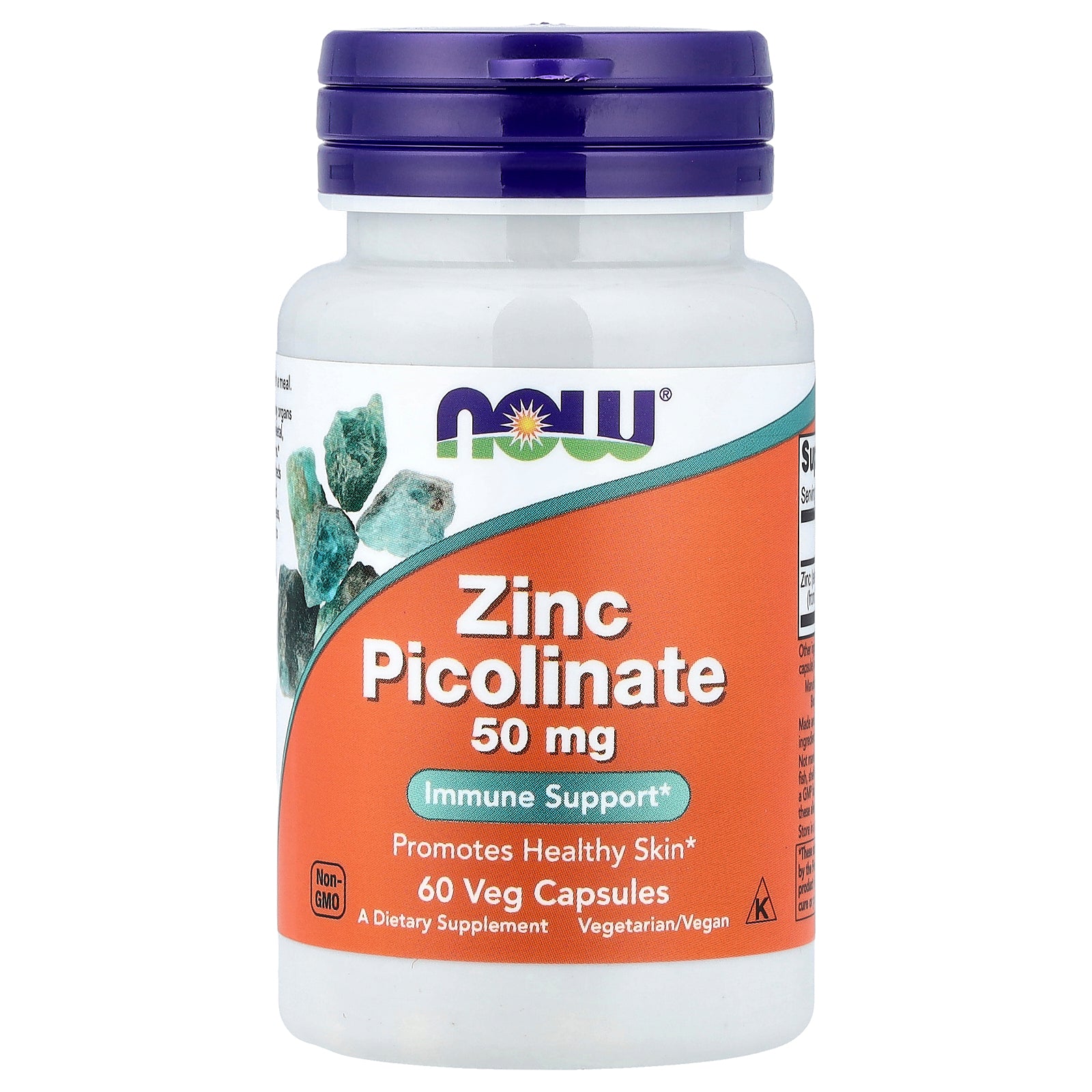 NOW Foods, Zinc Picolinate, 50 mg, 60 Veg Capsules