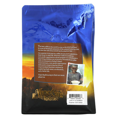 Mt. Whitney Coffee Roasters, Organic Mammoth Espresso, Whole Bean Coffee, Dark Roast, 12 oz (340 g)