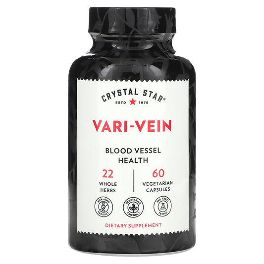 Crystal Star, Vari-Vein, 60 Vegetarian Capsules