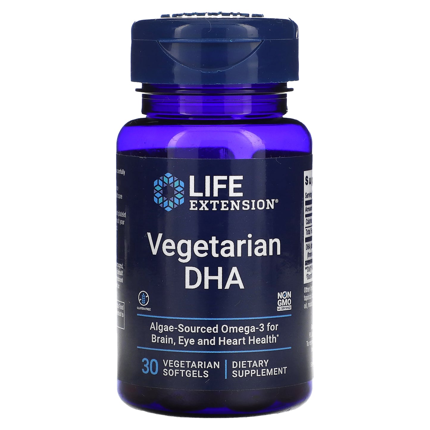 Life Extension, Vegetarian DHA, 200 mg, 30 Vegetarian Softgels