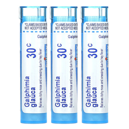 Boiron, Galphimia Meltaway Pellets, 3 Tubes, 80 Pellets Each