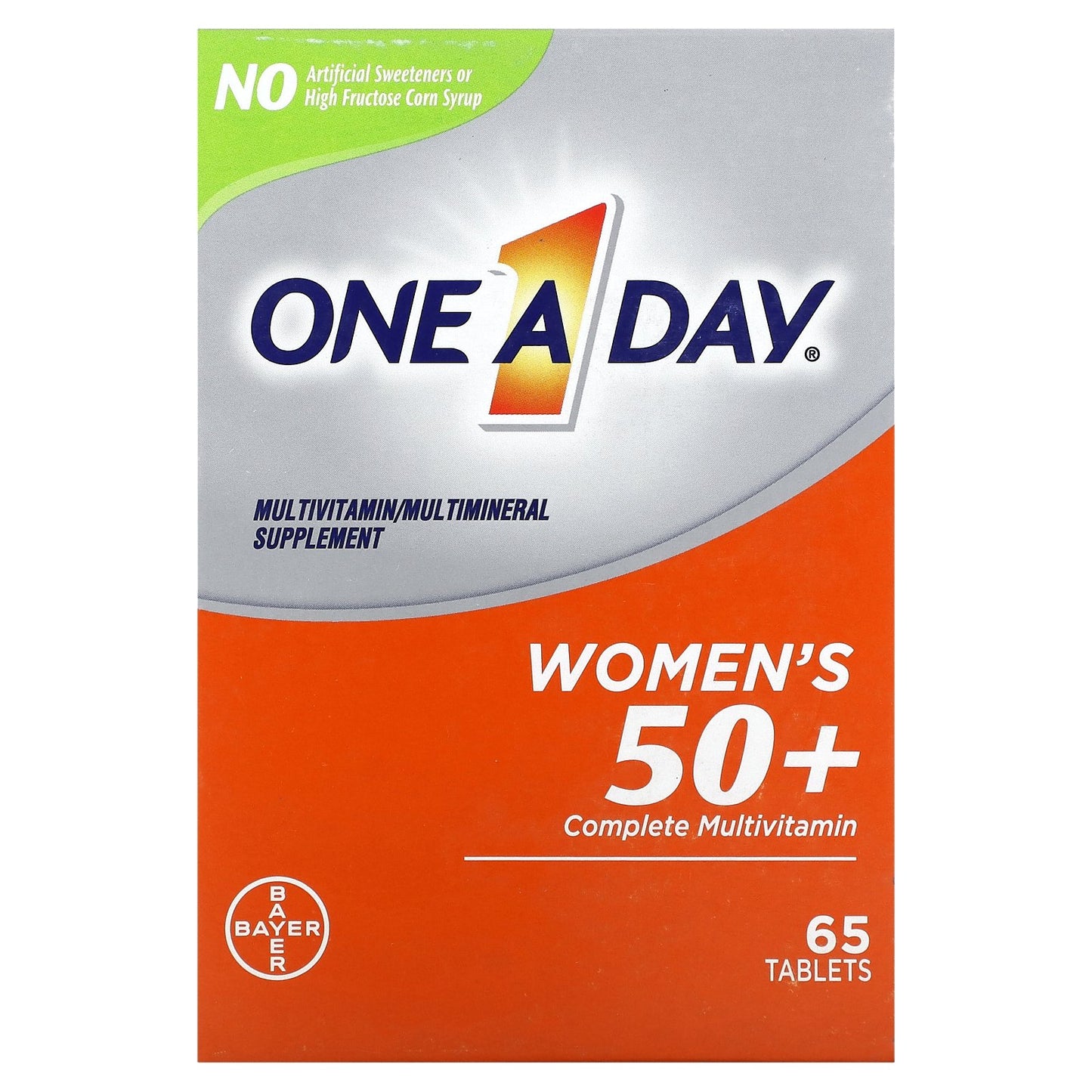 One-A-Day, Women’s 50+ Complete Multivitamin, 65 Tablets