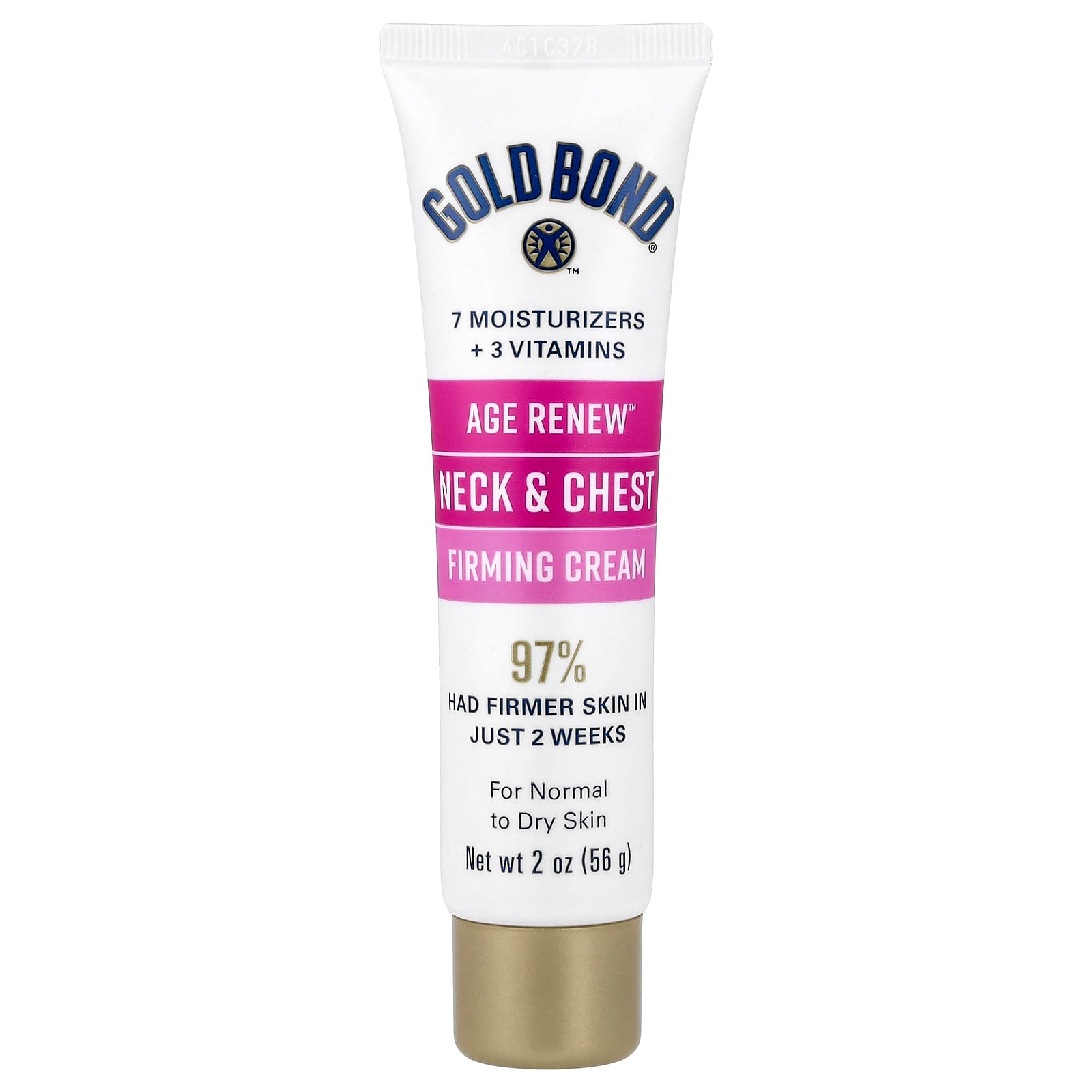 Gold Bond, Age Renew™, Neck & Chest Firming Cream, For Normal to Dry Skin, Fragrance Free, 2 oz (56 g)