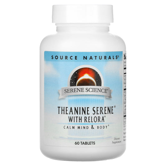 Source Naturals, Serene Science®, Theanine Serene® With Relora®, 60 Tablets