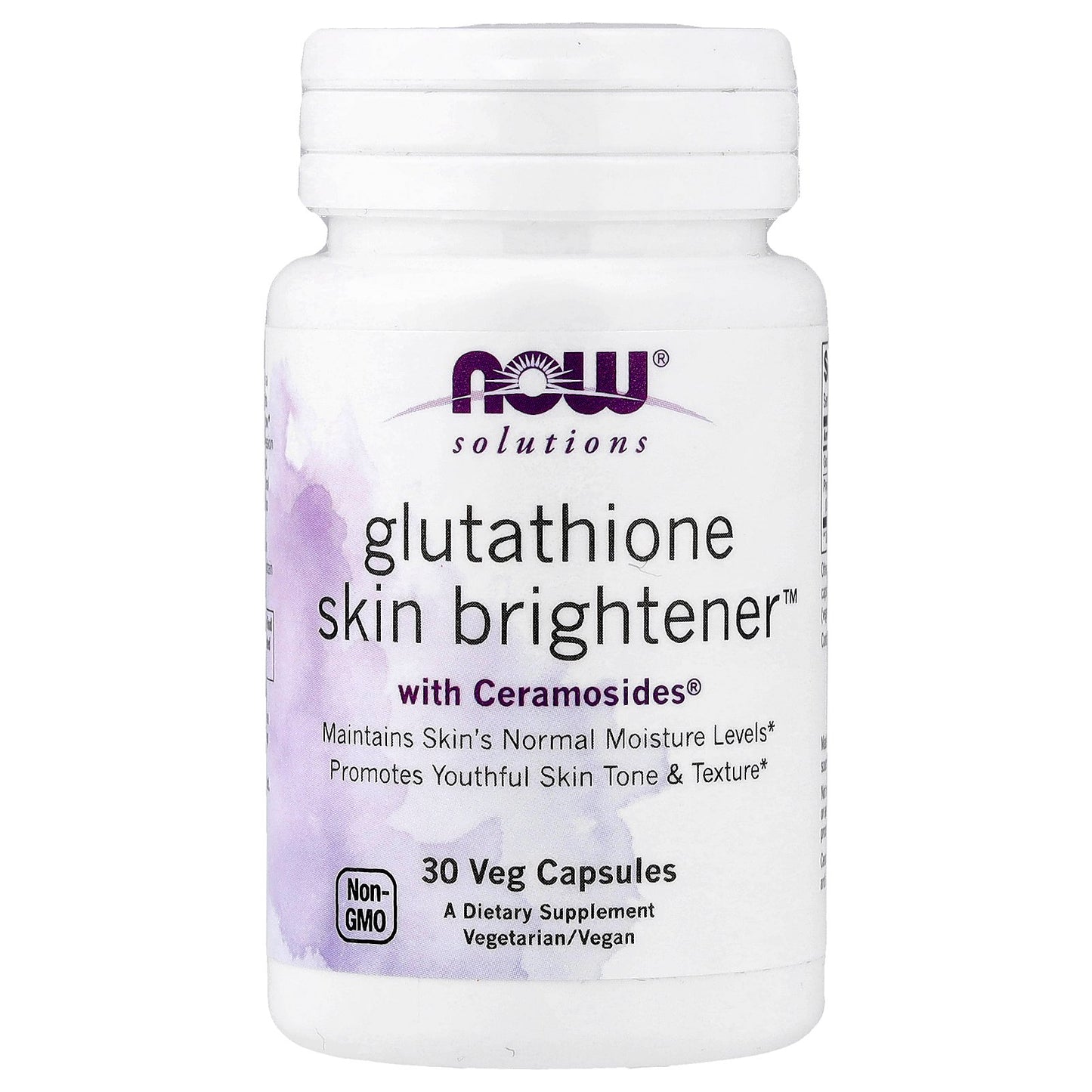 NOW Foods, Solutions, Glutathione Skin Brightener™, 30 Veg Capsules