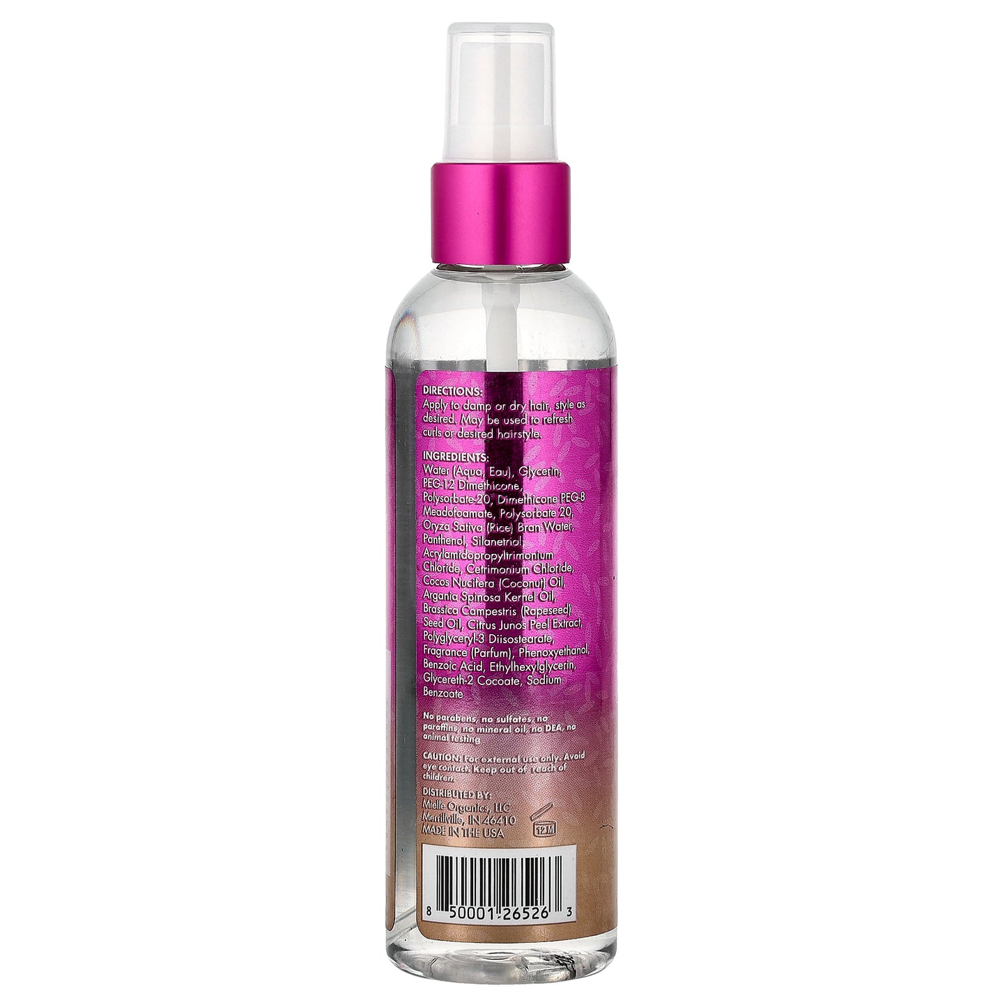 Mielle, Rice Water Collection, Shine Mist, 4 fl oz (118 ml)