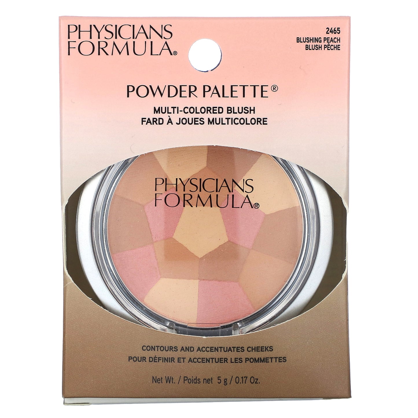 Physicians Formula, Powder Palette, Multi-Colored Blush, 2465 Blushing Peach, 0.17 oz (5 g)