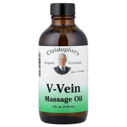 Christopher's Original Formulas, V-Vein Massage Oil, 4 fl oz (118 ml)